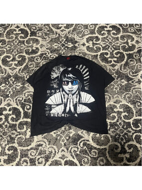 Men's MAD Engine Black & White Graphic Short Sleeve Tee M